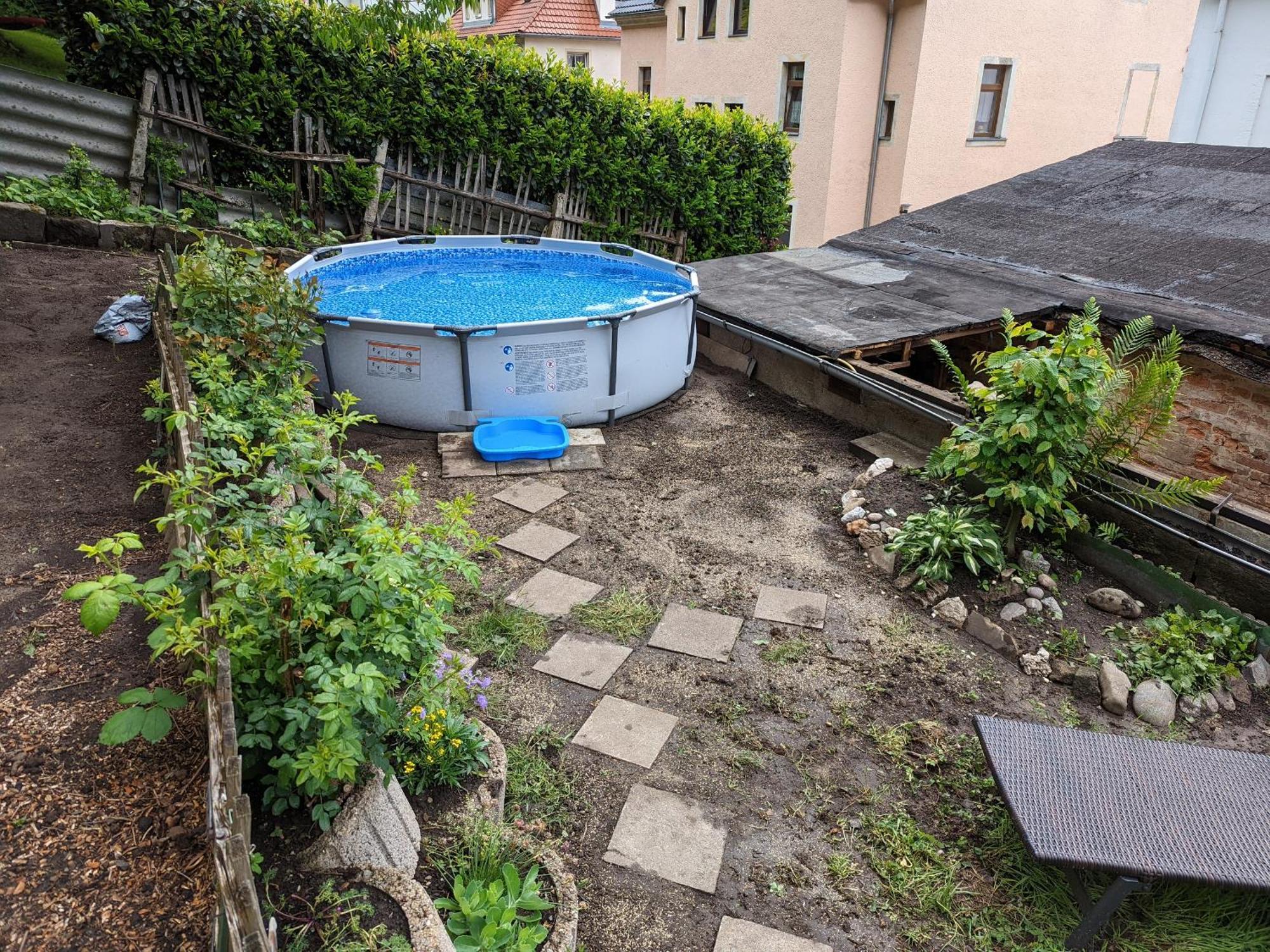 R3 - Urlaubsmagie - Helle Wohnung Mit Garten & Pool Rathmannsdorf Luaran gambar