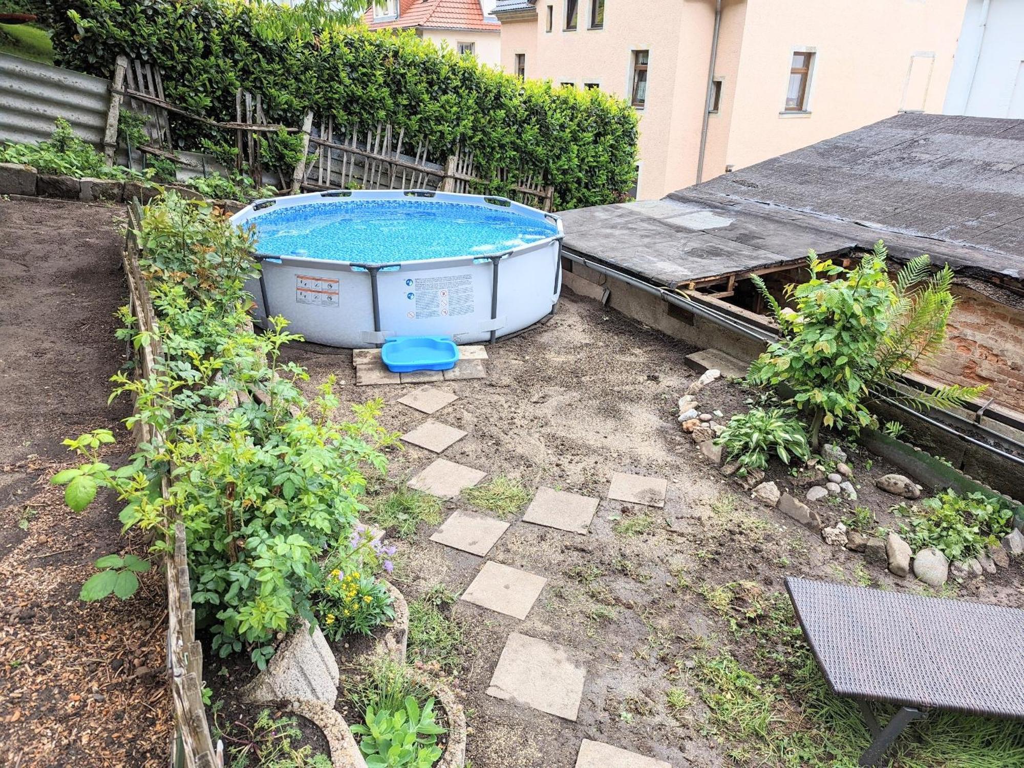 R3 - Urlaubsmagie - Helle Wohnung Mit Garten & Pool Rathmannsdorf Luaran gambar