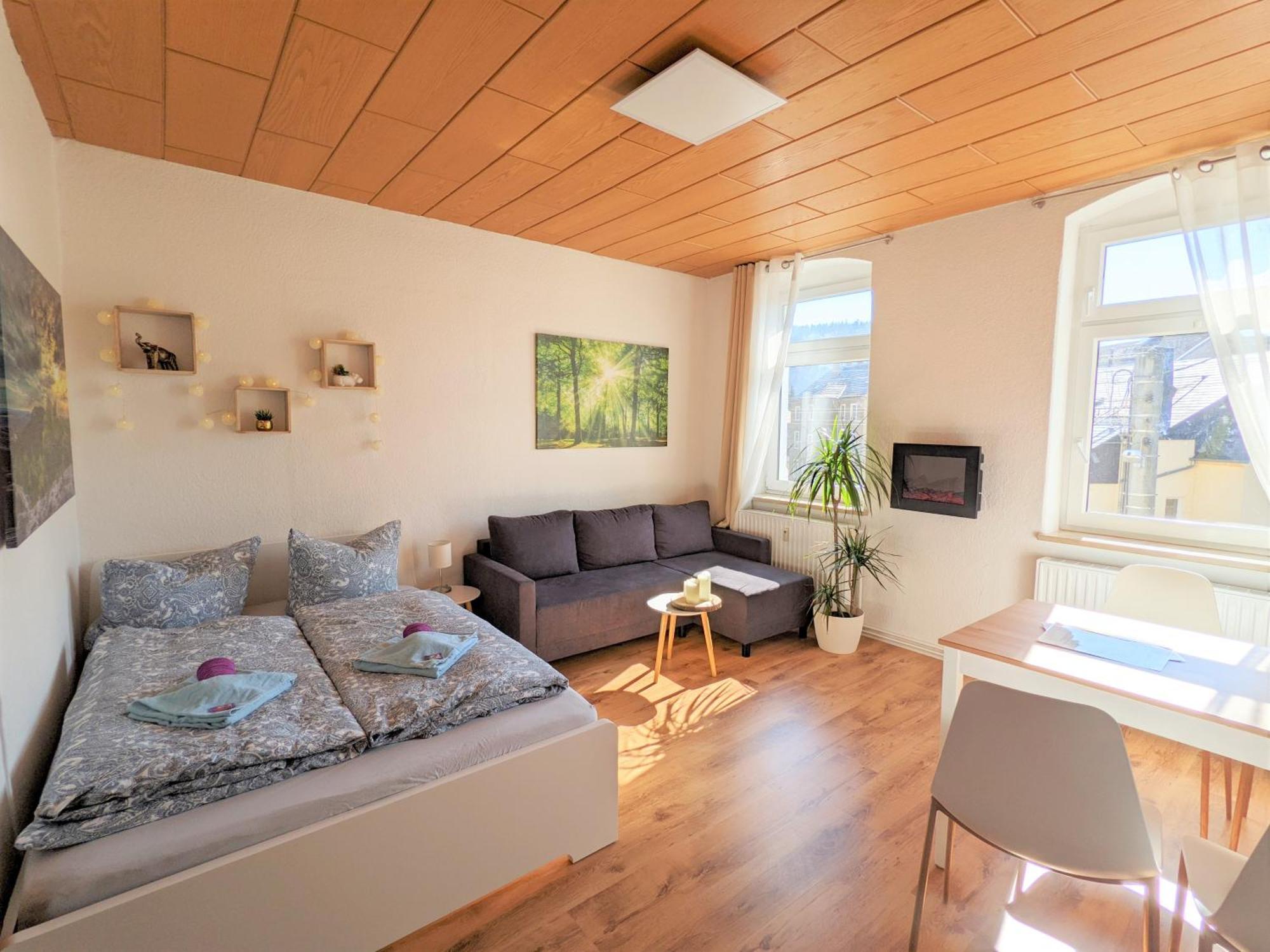 R3 - Urlaubsmagie - Helle Wohnung Mit Garten & Pool Rathmannsdorf Luaran gambar